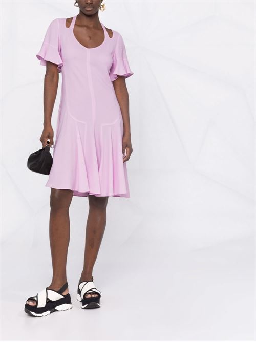 V-neck flared dress STELLA MCCARTNEY | 604238SSA025602